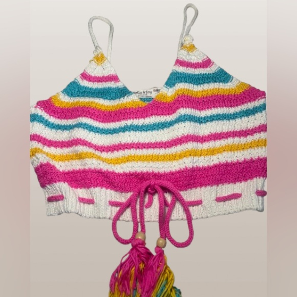 Striped Crochet Spring Top